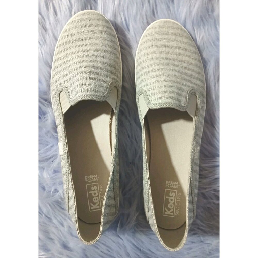 Keds Women's Double Decker Canvas Slip On Sneakers Sz 11 - Picture 2 of 6